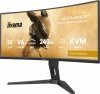 IIYAMA Monitor komputerowy  G-Master 34 cale GCB3486WQSCP-B1,VA,UWQHD,240HZ,0.4ms,1500R,HDR400,500cd,21:9,HDMI (2.1), USB-C dock 95W, RJ45, 2x5W, KVM,PiP